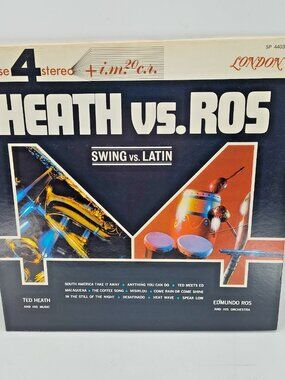 Heath vs. Ros Swing vs. Latin 12" vinyl Record Album LP London SP 44038